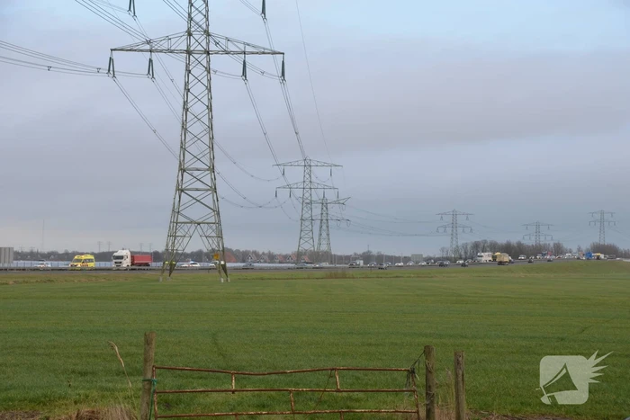 Flinke file door eenzijdig ongeval