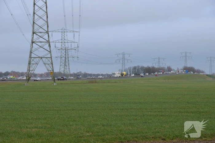 Flinke file door eenzijdig ongeval