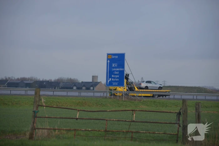 Flinke file door eenzijdig ongeval