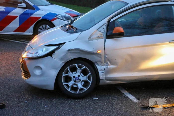 Aanrijding na voorrangsfout, flinke schade