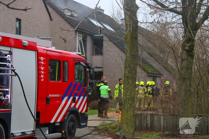 Gewonde bij woningbrand