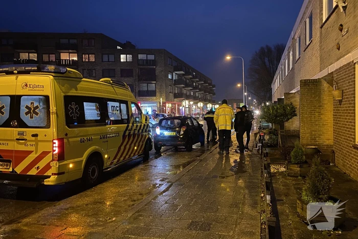 Fietser komt ten val na aanrijding