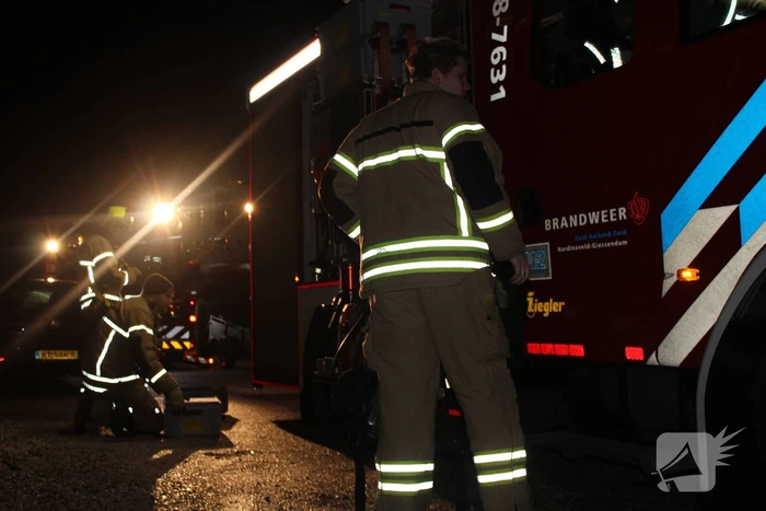 Schoorsteen geveegd in woning