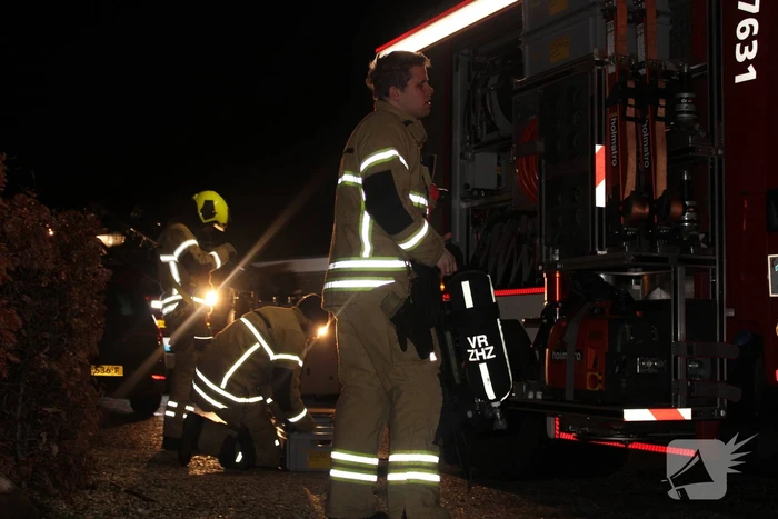 Schoorsteen geveegd in woning