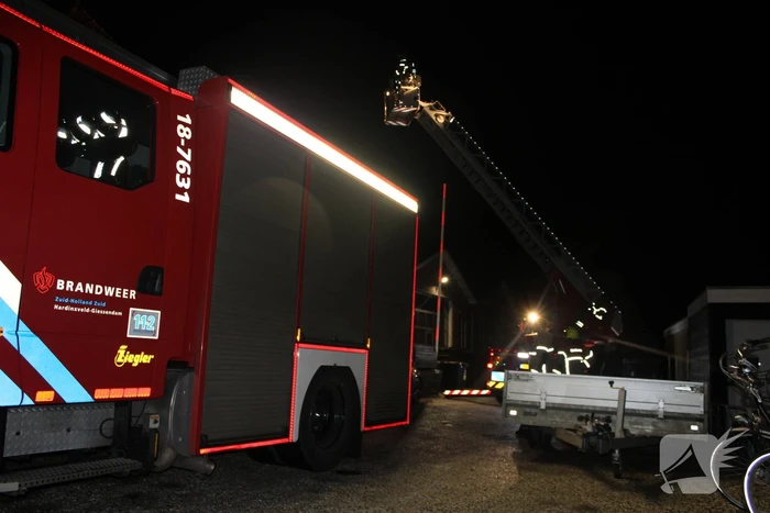 Schoorsteen geveegd in woning