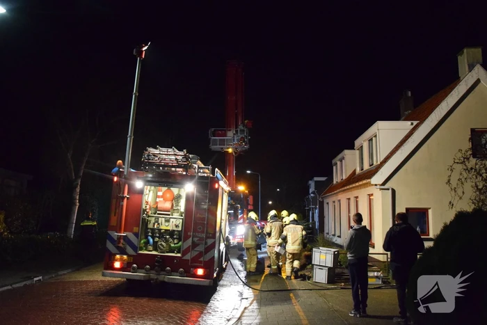 Schoorsteenbrand snel onder controle