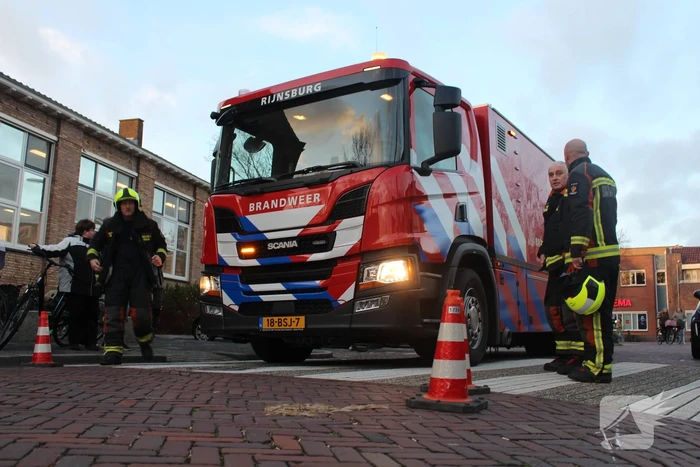 Brand in schoolgebouw