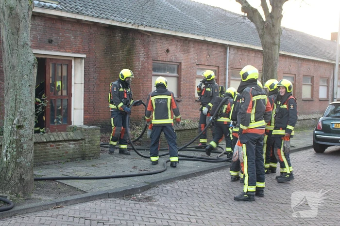 Brand in schoolgebouw