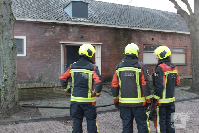 Brand in schoolgebouw