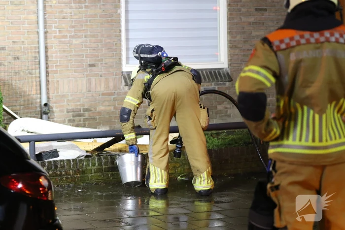 Veel rook bij woningbrand