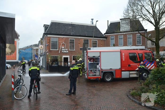 Brand in keuken van bovenwoning