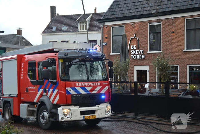 Brand in keuken van bovenwoning