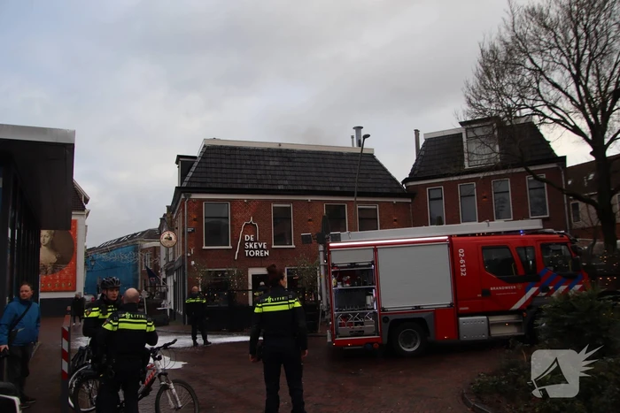 Brand in keuken van bovenwoning