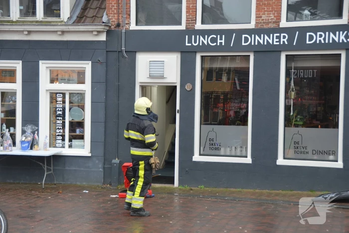 Brand in keuken van bovenwoning