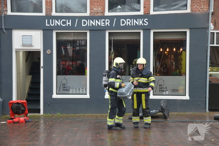 Brand in keuken van bovenwoning