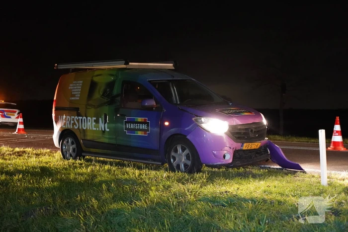 Veel schade bij kop-staart aanrijding