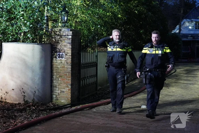 Veel rook bij brand in villa