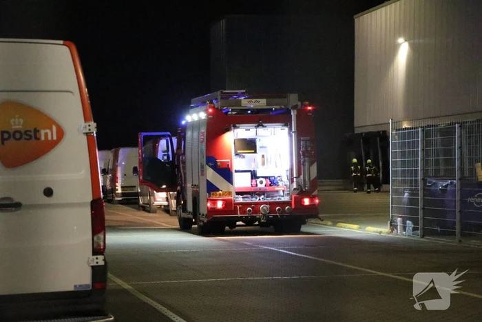 Brand bij distributiecentrum post-nl