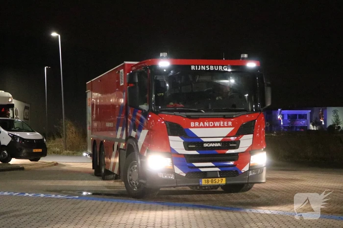 Brand bij distributiecentrum post-nl
