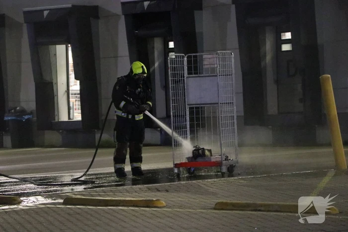 Brand bij distributiecentrum post-nl