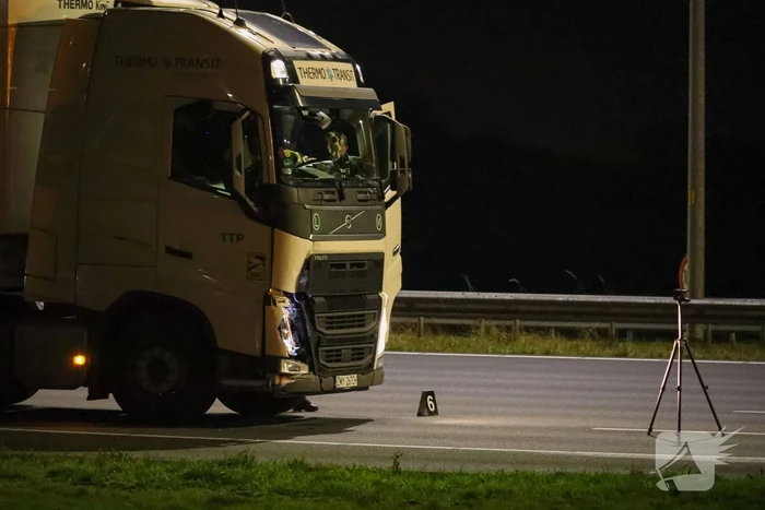Persoon overleden bij aanrijding op snelweg