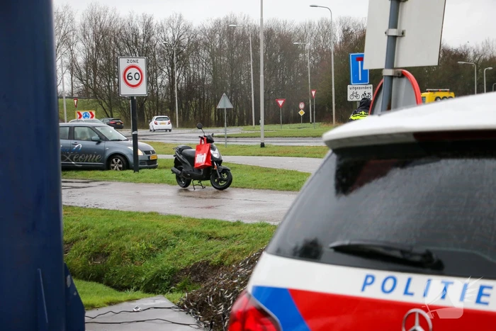 Snorfietser gewond na valpartij