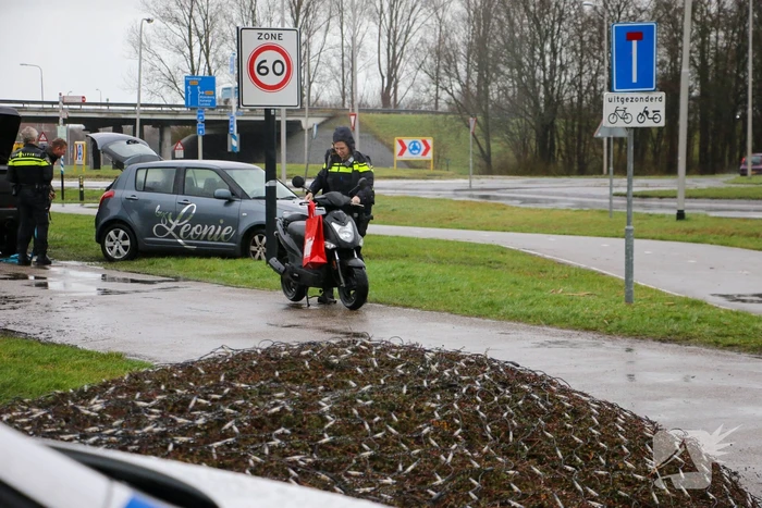 Snorfietser gewond na valpartij
