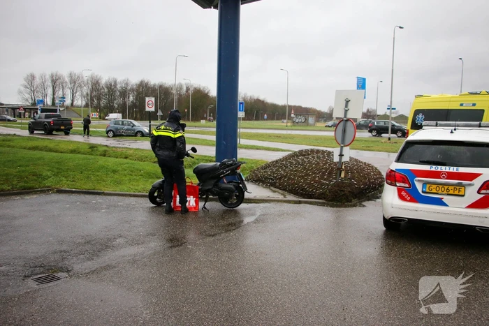 Snorfietser gewond na valpartij