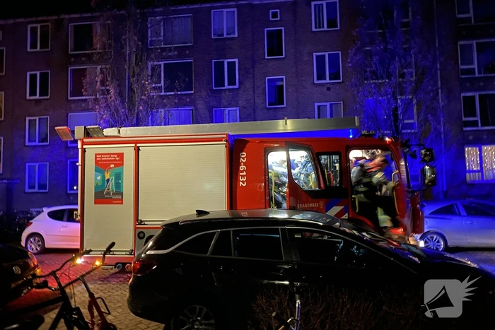 Flatgebouw zonder stroom door wateroverlast