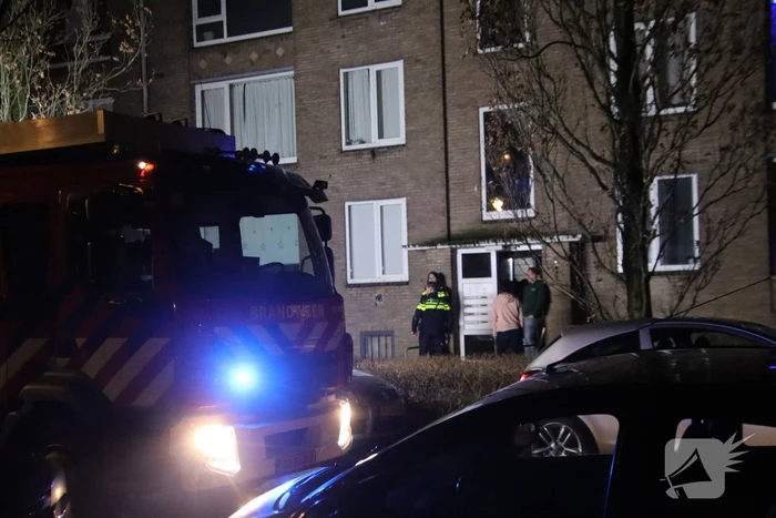 Flatgebouw zonder stroom door wateroverlast