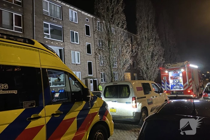 Flatgebouw zonder stroom door wateroverlast