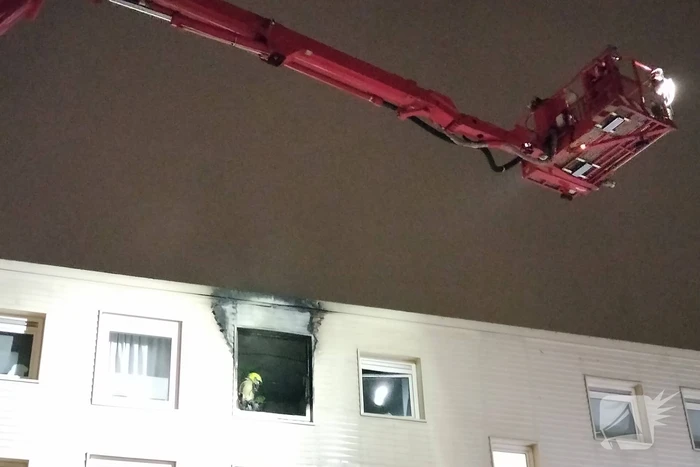 Brand op vierde verdieping van flatgebouw