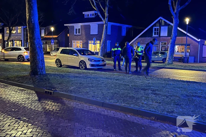 Voetganger geschept door automobilist