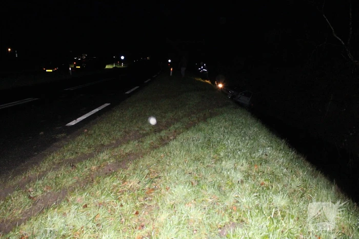 Veel schade bij eenzijdig verkeersongeval