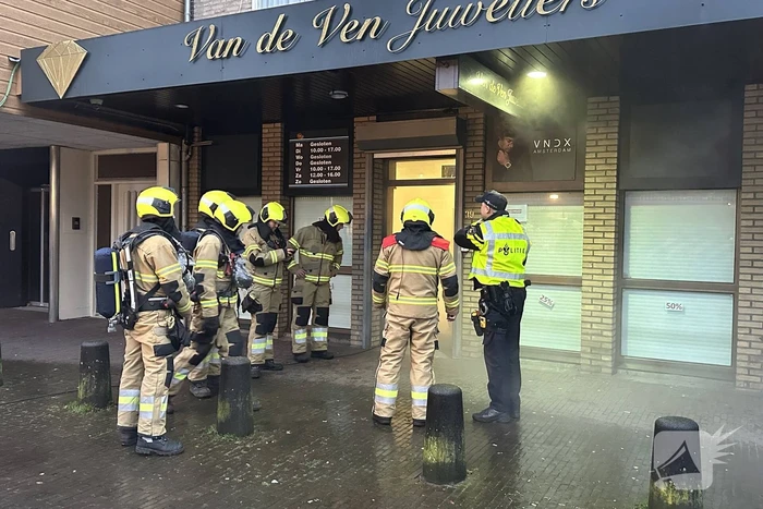 Brand in juwelier blijkt mistgenerator tegen inbrekers