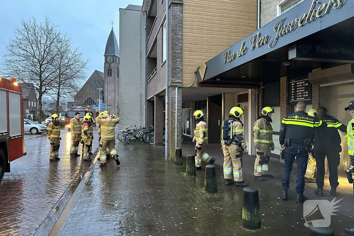 Brand in juwelier blijkt mistgenerator tegen inbrekers
