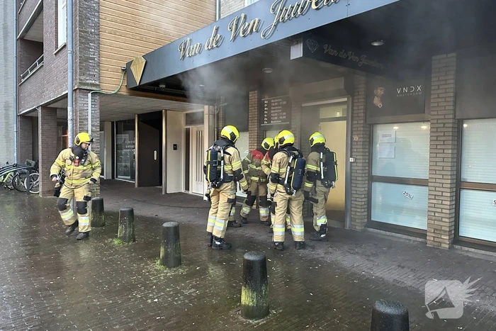 Brand in juwelier blijkt mistgenerator tegen inbrekers
