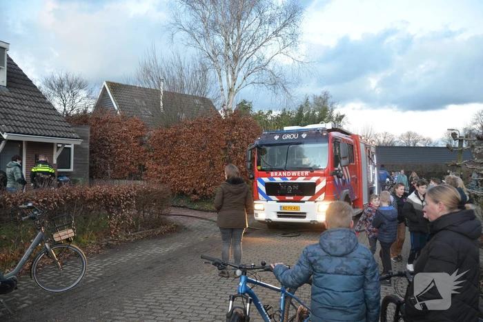 Flinke rookontwikkeling bij brand in bijgebouw