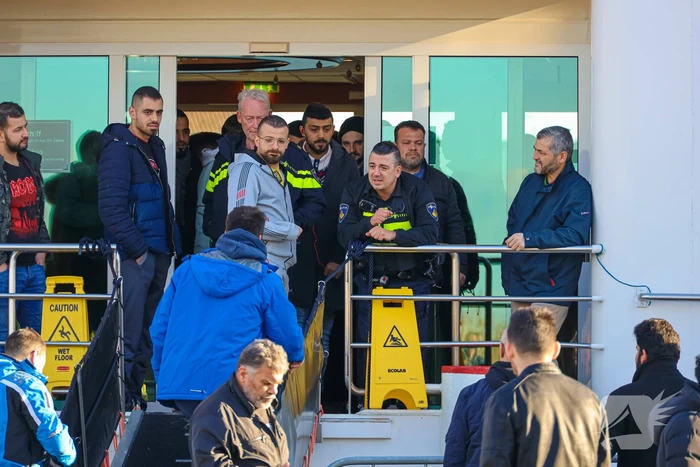 Asielzoekers demonstreren Voor betere omstandigheden