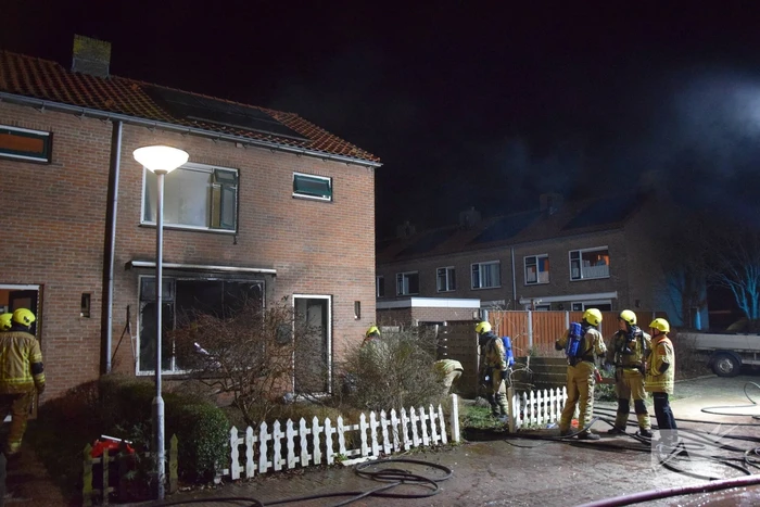Uitslaande brand in woning waar eerder vrouw werd overgoten met zuur
