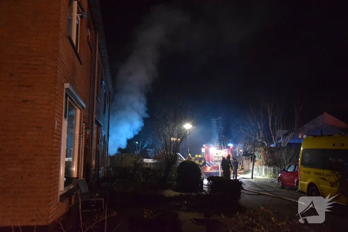 Uitslaande brand in woning waar eerder vrouw werd overgoten met zuur