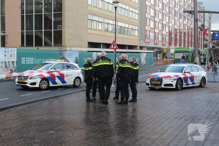 Bakfiets betrokken bij botsing met lijnbus