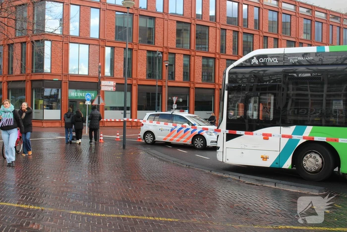 Bakfiets betrokken bij botsing met lijnbus