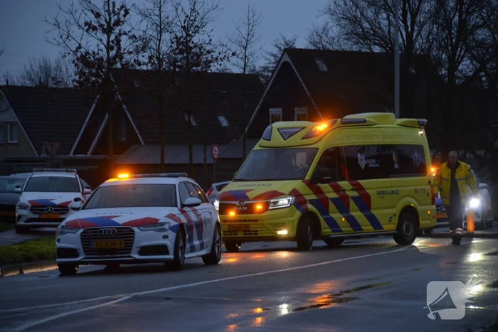 Jongen op fiets gewond bij botsing