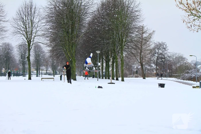 Winters weer zorgt voor sneeuwpret in Weert