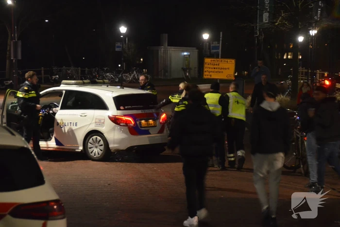 Flinke politie-inzet bij ongeregeldheden