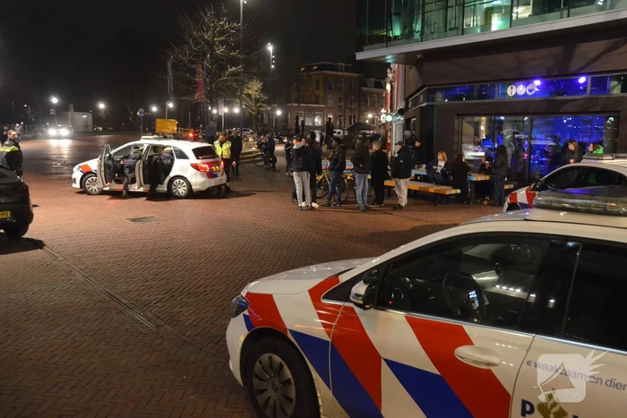 Flinke politie-inzet bij ongeregeldheden