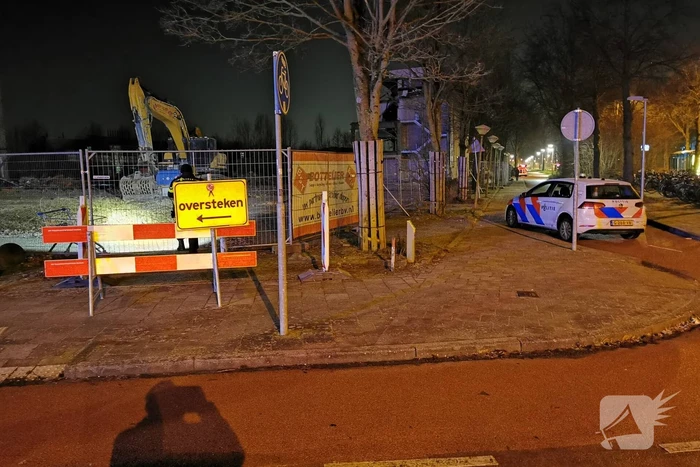 Zoektocht naar inbrekers in slooppand