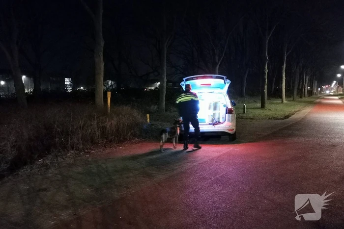 Zoektocht naar inbrekers in slooppand