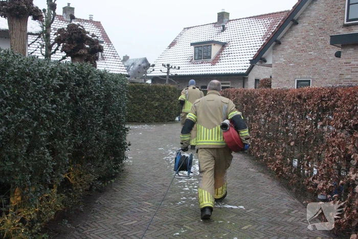 Kelder van woning vol water